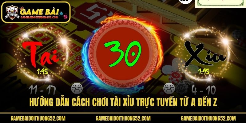 Hướng dẫn cách chơi tài xỉu trực tuyến từ A đến Z
