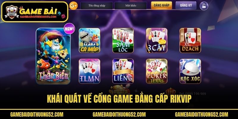 Khái quát về cổng game đẳng cấp Rikvip